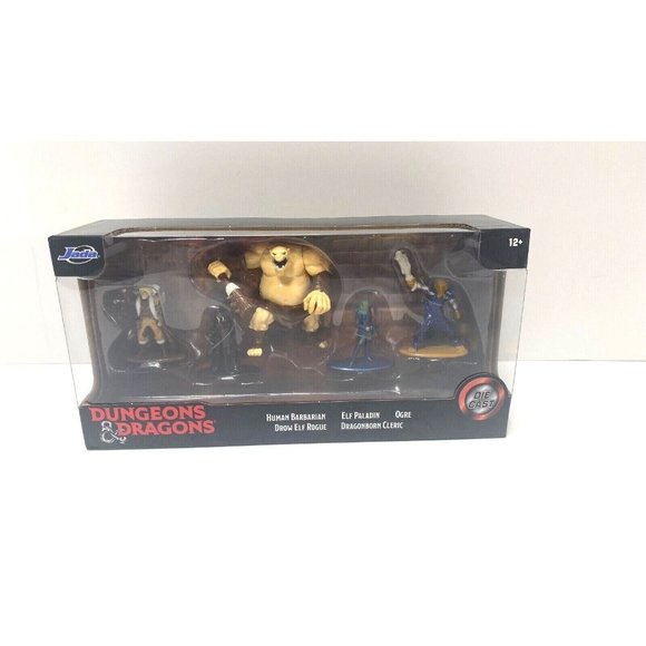 2020 Jada Toys Die Cast Dungeons & Dragons - 5 Pcs Figure Set - Brand NEW - Picture 2 of 10